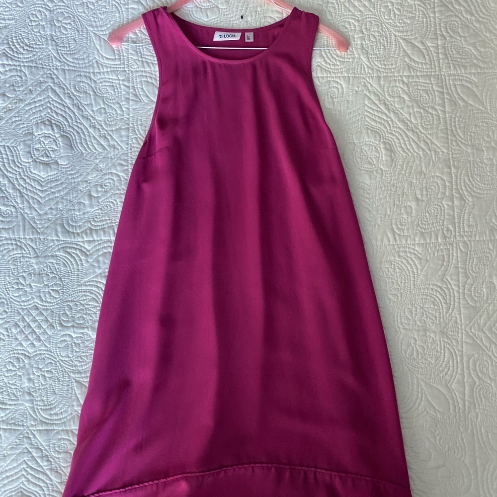 Fuchsia mini dress